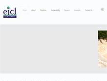 Tablet Screenshot of eicl.in